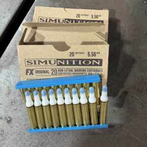 FX Simunition 5.56 marking rounds 20 rounds